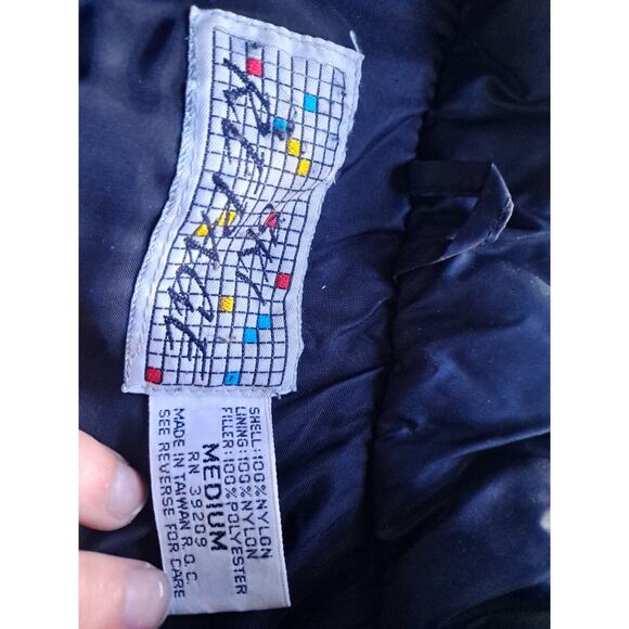 Vintage SKI REPAGE Size Medium Black Retro Ski Jacket - Picture 4 of 4